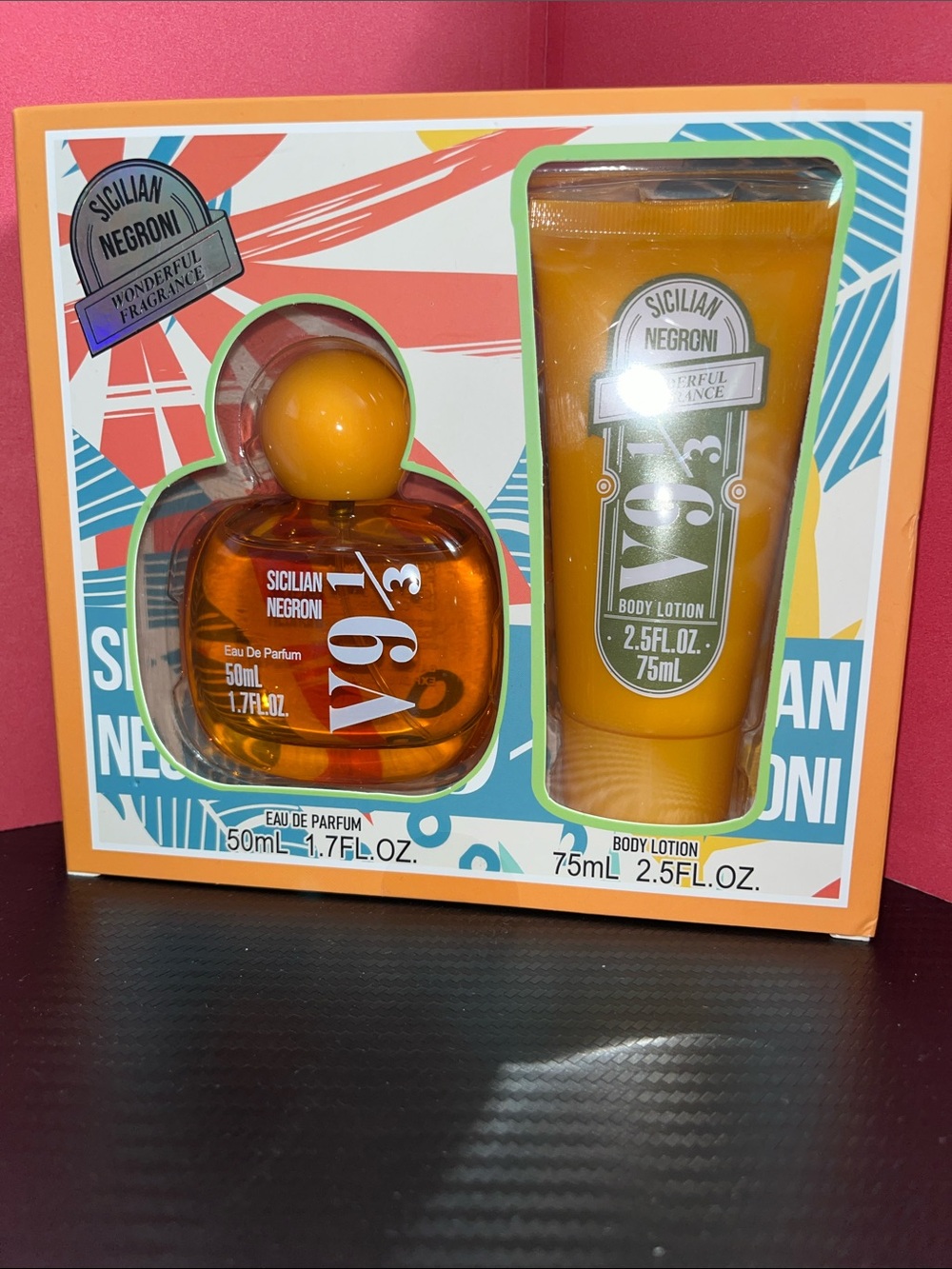 Sicilian Negroni Body Set - Eau de Parfum & Body Lotion